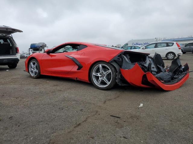 1G1YB2D48N5105300 - 2022 CHEVROLET CORVETTE STINGRAY 2LT RED photo 2