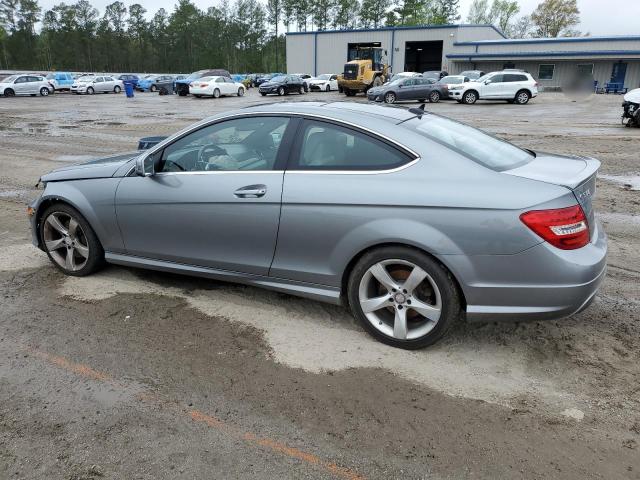 WDDGJ5HB4EG171238 - 2014 MERCEDES-BENZ C 350 GRAY photo 2