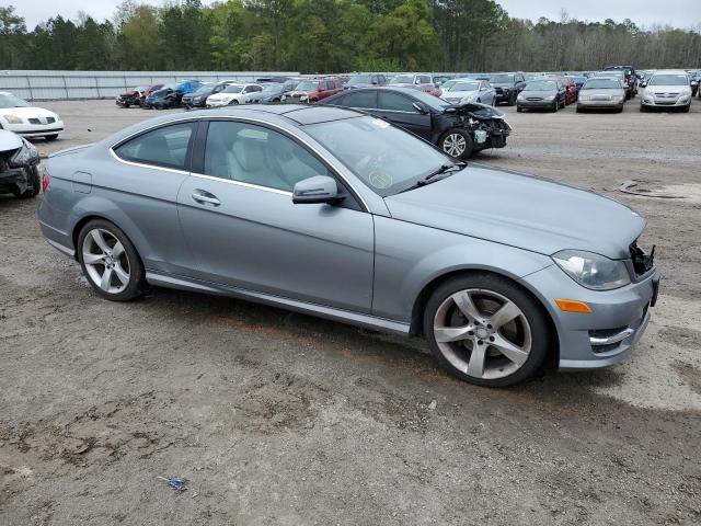 WDDGJ5HB4EG171238 - 2014 MERCEDES-BENZ C 350 GRAY photo 4