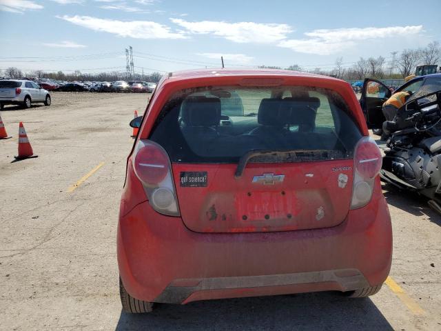 KL8CD6S92DC509147 - 2013 CHEVROLET SPARK 1LT RED photo 6