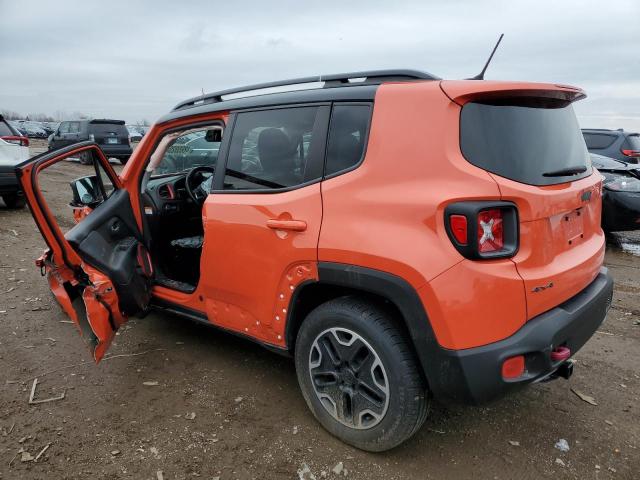 ZACCJBCB5HPG50872 - 2017 JEEP RENEGADE TRAILHAWK ORANGE photo 2