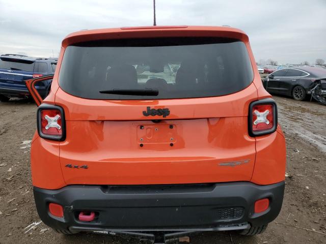 ZACCJBCB5HPG50872 - 2017 JEEP RENEGADE TRAILHAWK ORANGE photo 6