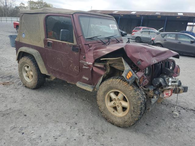 1J4FA49S41P315194 - 2001 JEEP WRANGLER / SPORT BURGUNDY photo 4