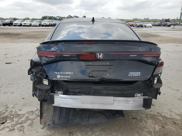 1HGCY2F56PA057913 - 2023 HONDA ACCORD HYBRID SPORT BLACK photo 6