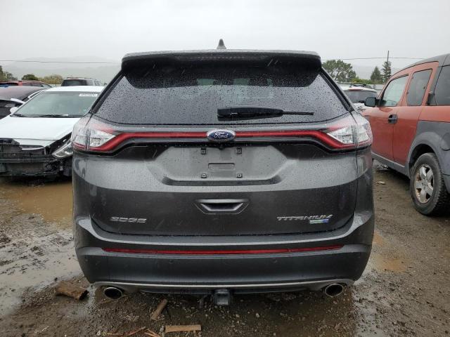 2FMPK4K94HBB11393 - 2017 FORD EDGE TITANIUM GRAY photo 6