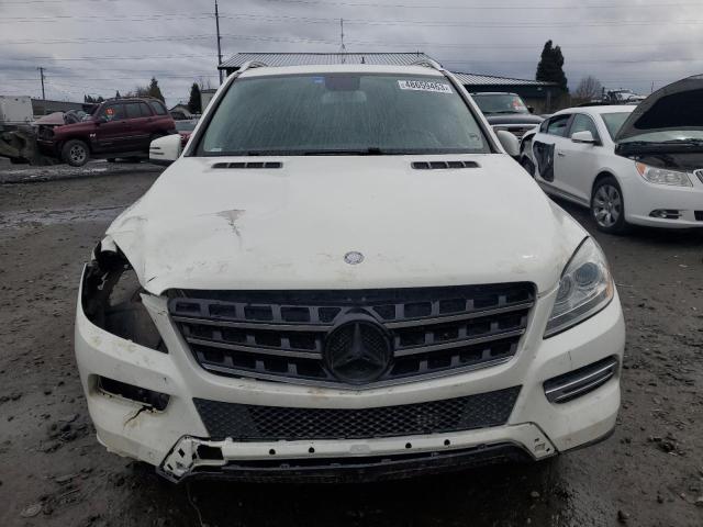 4JGDA5HB3CA077487 - 2012 MERCEDES-BENZ ML 350 4MATIC WHITE photo 5