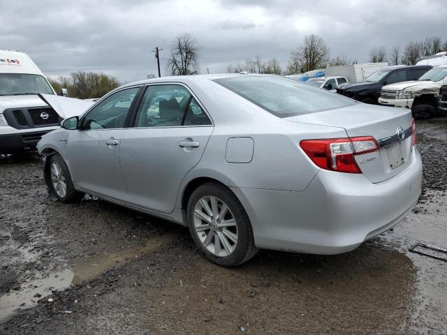 4T1BD1FK1CU059577 - 2012 TOYOTA CAMRY HYBRID SILVER photo 2