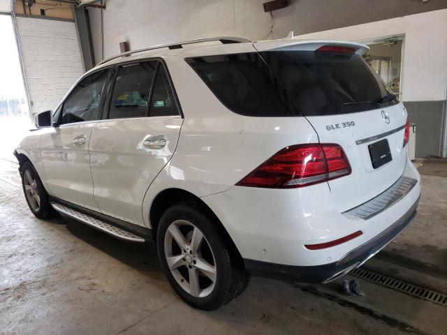 4JGDA5HBXGA769154 - 2016 MERCEDES-BENZ GLE 350 4MATIC WHITE photo 2