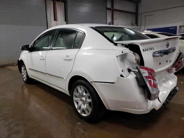 3N1AB6AP7CL747909 - 2012 NISSAN SENTRA 2.0 WHITE photo 2