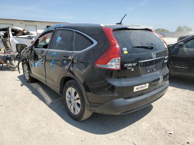 2HKRM4H73CH621406 - 2012 HONDA CR-V EXL BLACK photo 2