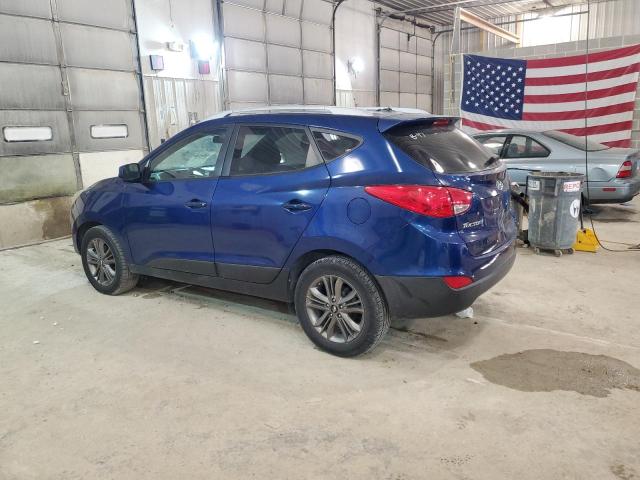 KM8JU3AG6FU013869 - 2015 HYUNDAI TUCSON LIMITED BLUE photo 2