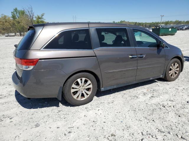 5FNRL5H64EB021737 - 2014 HONDA ODYSSEY EXL GRAY photo 3