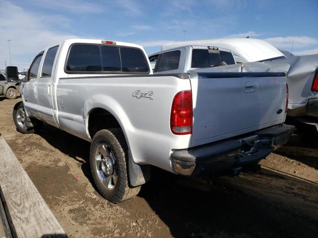 1FTWW31P05ED33086 - 2005 FORD F350 SRW SUPER DUTY WHITE photo 2