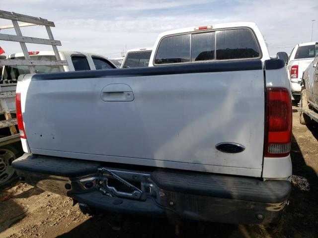 1FTWW31P05ED33086 - 2005 FORD F350 SRW SUPER DUTY WHITE photo 6