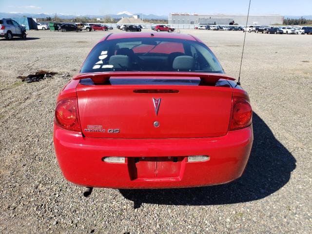 1G2AL18F787297804 - 2008 PONTIAC G5 RED photo 6