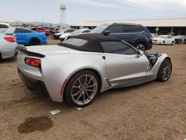 1G1YY3D71H5119591 - 2017 CHEVROLET CORVETTE GRAND SPORT 2LT SILVER photo 3