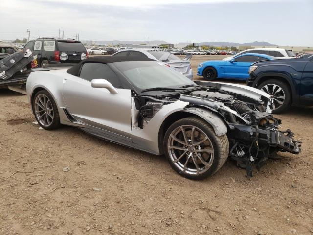 1G1YY3D71H5119591 - 2017 CHEVROLET CORVETTE GRAND SPORT 2LT SILVER photo 4