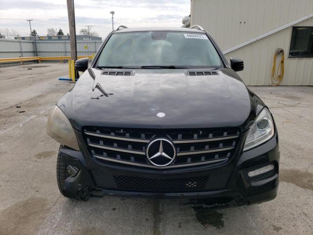 4JGDA5HB4CA033546 - 2012 MERCEDES-BENZ ML 350 4MATIC BLACK photo 5