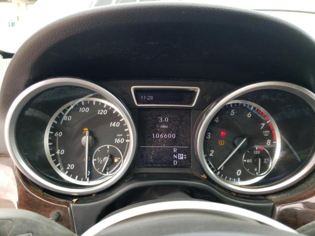 4JGDA5HB4CA033546 - 2012 MERCEDES-BENZ ML 350 4MATIC BLACK photo 9