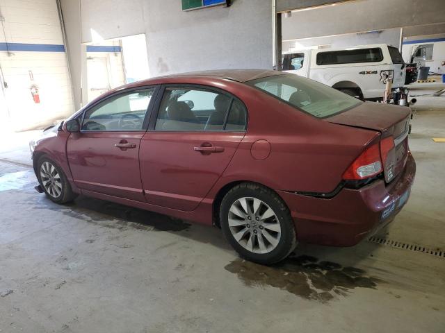 19XFA1F9XBE024349 - 2011 HONDA CIVIC EXL RED photo 2