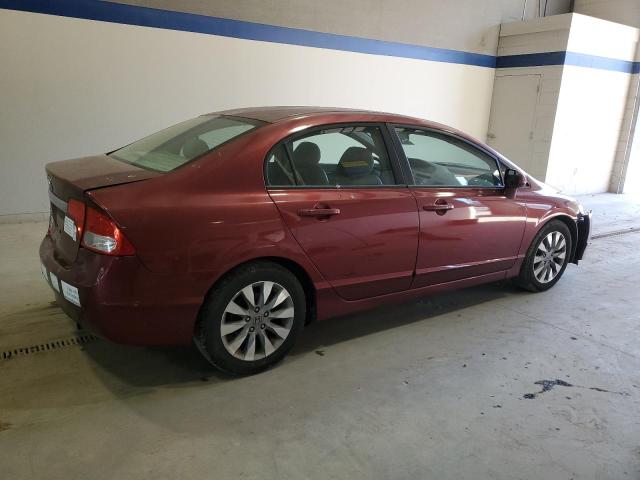 19XFA1F9XBE024349 - 2011 HONDA CIVIC EXL RED photo 3