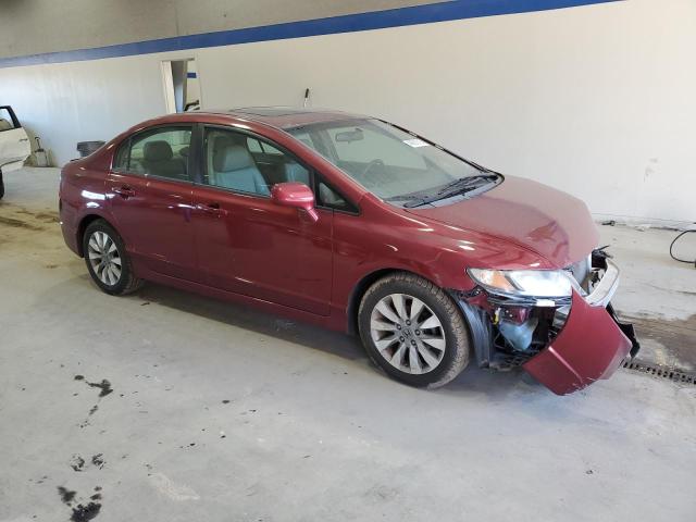 19XFA1F9XBE024349 - 2011 HONDA CIVIC EXL RED photo 4