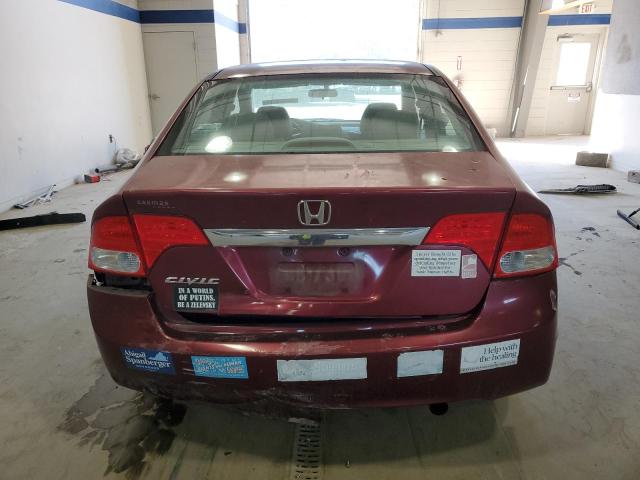 19XFA1F9XBE024349 - 2011 HONDA CIVIC EXL RED photo 6