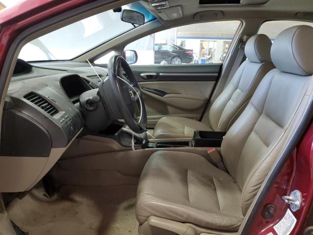 19XFA1F9XBE024349 - 2011 HONDA CIVIC EXL RED photo 7