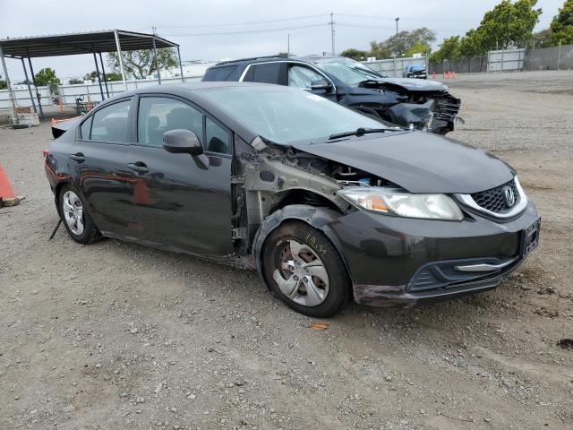 19XFB2F51DE251416 - 2013 HONDA CIVIC LX CHARCOAL photo 4