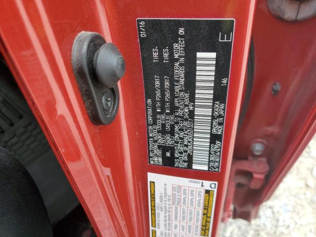 JTEBU5JR3G5313317 - 2016 TOYOTA 4RUNNER SR5/SR5 PREMIUM 红色 照片 14