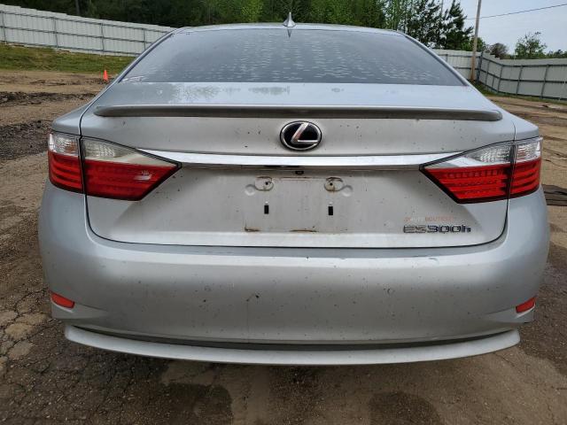 JTHBW1GG0F2089144 - 2015 LEXUS ES 300H SILVER photo 6