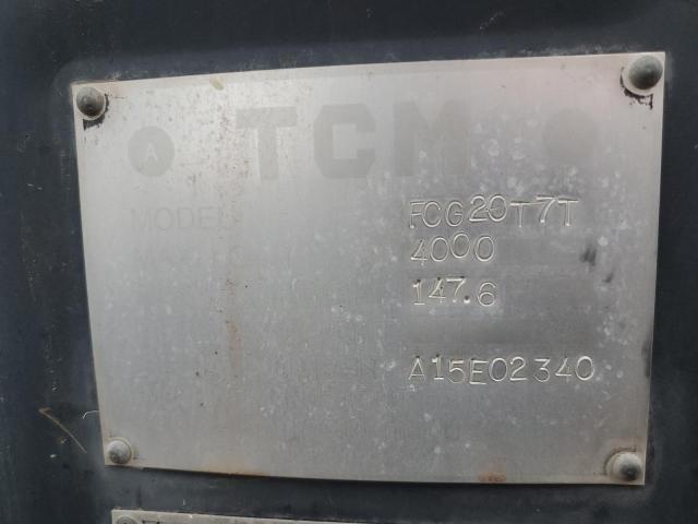 A15E02340 - 2002 TCM FORKLIFT YELLOW photo 10