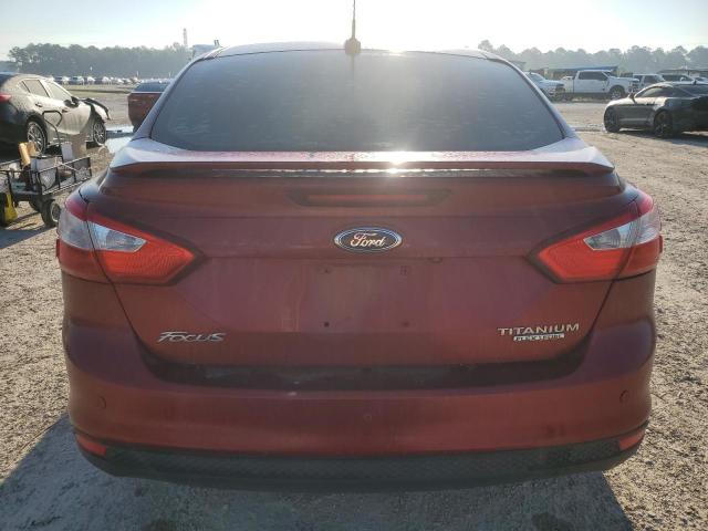 1FADP3J27EL348503 - 2014 FORD FOCUS TITANIUM RED photo 6