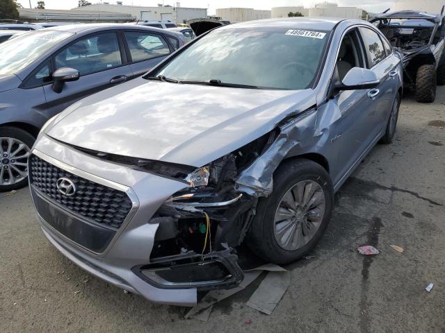 KMHE24L14GA011370 - 2016 HYUNDAI SONATA HYBRID SILVER photo 1