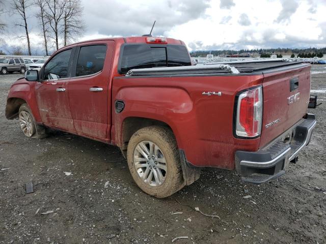 1GTP6DE12G1350725 - 2016 GMC CANYON SLT BURGUNDY photo 2