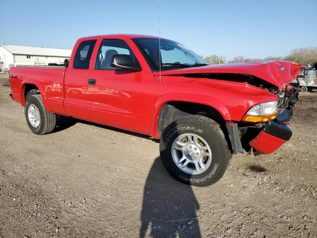 1D7HG32N83S185292 - 2003 DODGE DAKOTA SPORT RED photo 4