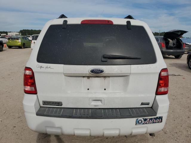 1FMCU9DG0AKC41930 - 2010 FORD ESCAPE XLT WHITE photo 6