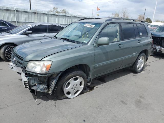 JTEEP21A670220396 - 2007 TOYOTA HIGHLANDER SPORT GREEN photo 1