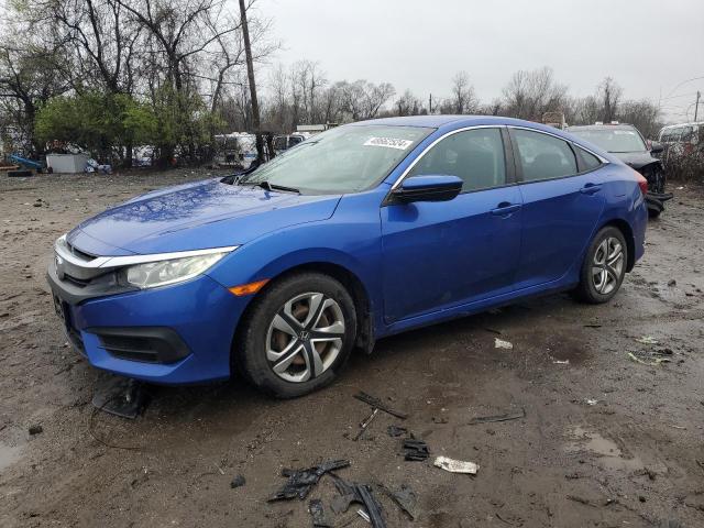 2HGFC2F59GH539840 - 2016 HONDA CIVIC LX BLUE photo 1