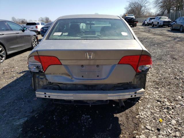 2HGFA169X8H519083 - 2008 HONDA CIVIC EXL BEIGE photo 6