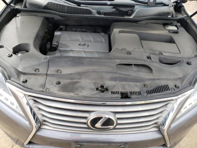 2T2BK1BA4FC295015 - 2015 LEXUS RX 350 BASE GRAY photo 12