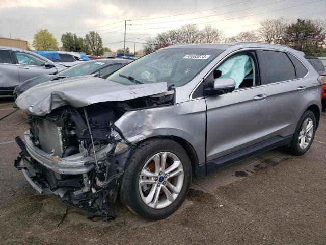 2FMPK3J98LBA29977 - 2020 FORD EDGE SEL SILVER photo 1