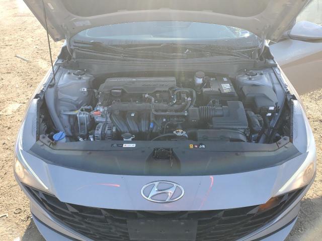 KMHLS4AG4NU266157 - 2022 HYUNDAI ELANTRA SEL GRAY photo 11