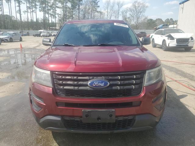 1FM5K8AR8HGD22847 - 2017 FORD EXPLORER POLICE INTERCEPTOR 勃艮第红 照片 5