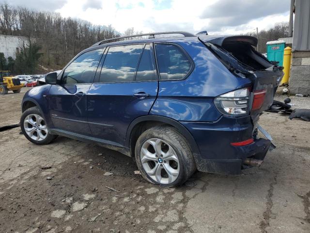 5UXZW0C59D0B91521 - 2013 BMW X5 XDRIVE35D BLUE photo 2