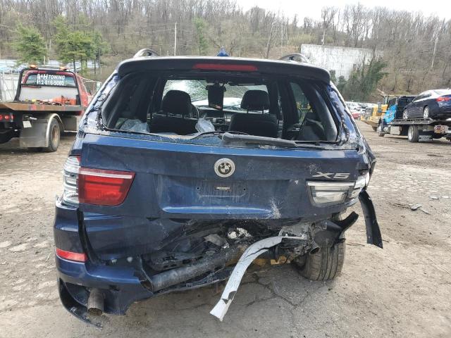 5UXZW0C59D0B91521 - 2013 BMW X5 XDRIVE35D BLUE photo 6