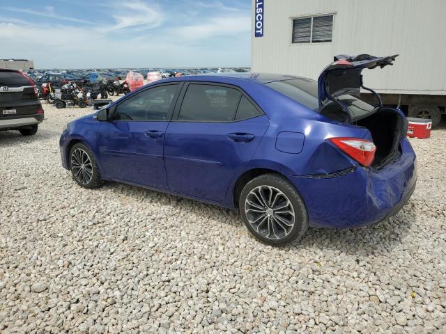 5YFBURHE4GP561836 - 2016 TOYOTA COROLLA L BLUE photo 2