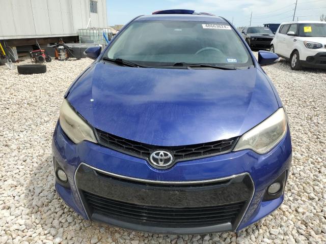 5YFBURHE4GP561836 - 2016 TOYOTA COROLLA L BLUE photo 5