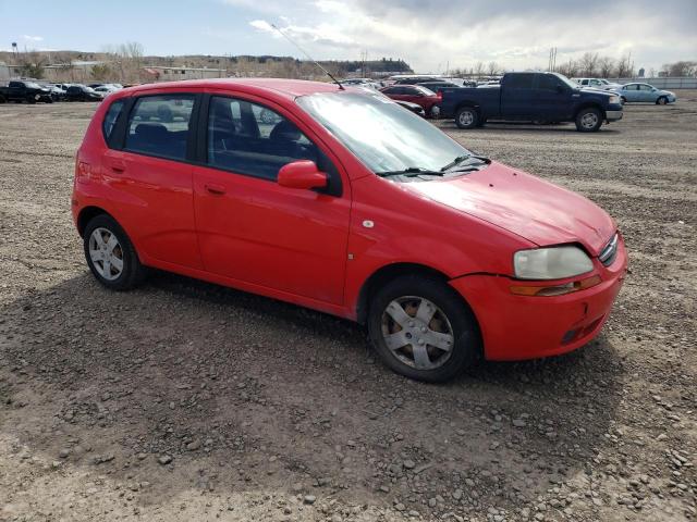 KL1TD66637B750322 - 2007 CHEVROLET AVEO BASE Qırmızı foto 4