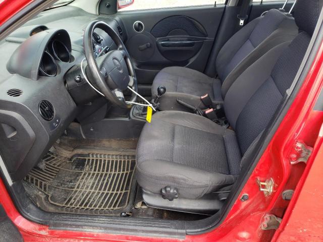 KL1TD66637B750322 - 2007 CHEVROLET AVEO BASE Qırmızı foto 7